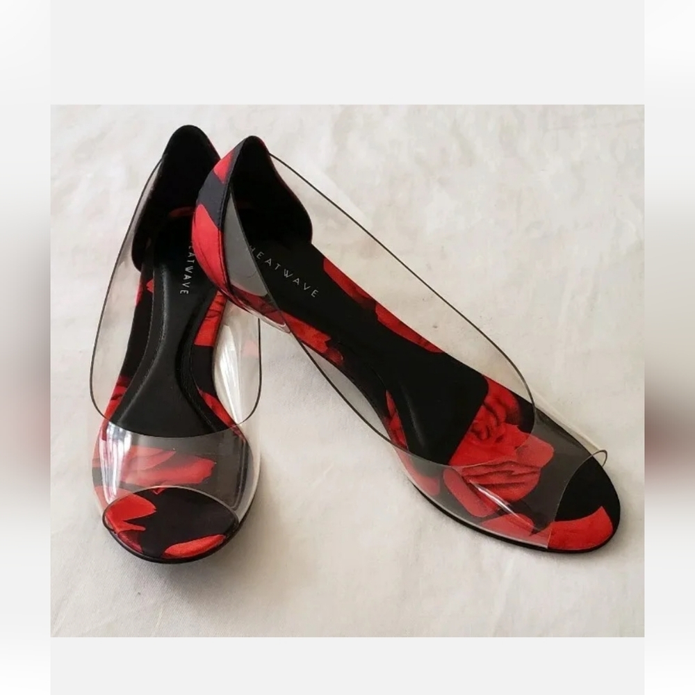 HEATWAVE Jelly Flats Barefoot Effect Shoes / Size 7.5 - NWB